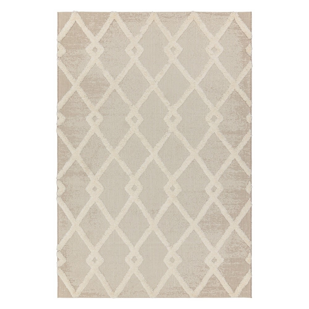 Krémszínű kültéri szőnyeg 80x150 cm Monty – Asiatic Carpets