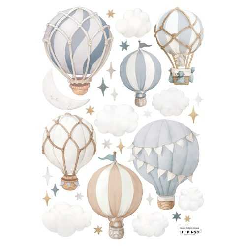 Matrica lap 30x42 cm Little Hotair Balloons – Lilipinso