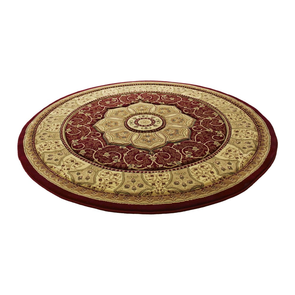 Piros kerek szőnyeg ø 150 cm Heritage – Think Rugs