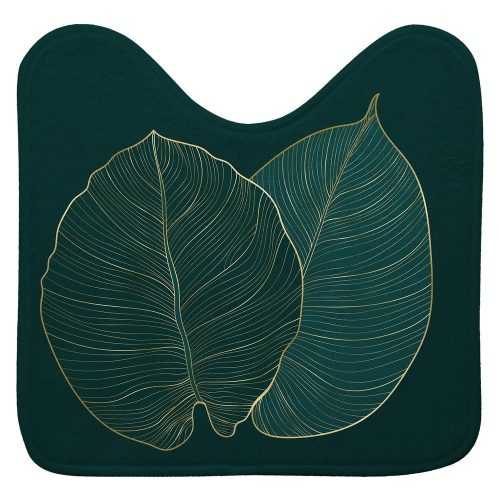 Sötétzöld fürdőszobai kilépő WC-hez 45x45 cm Jade – douceur d'intérieur