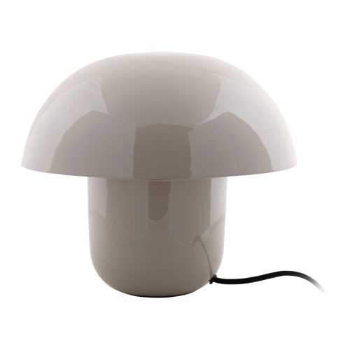 Szürke asztali lámpa fém búrával (magasság 25 cm) Fat Mushroom – Leitmotiv