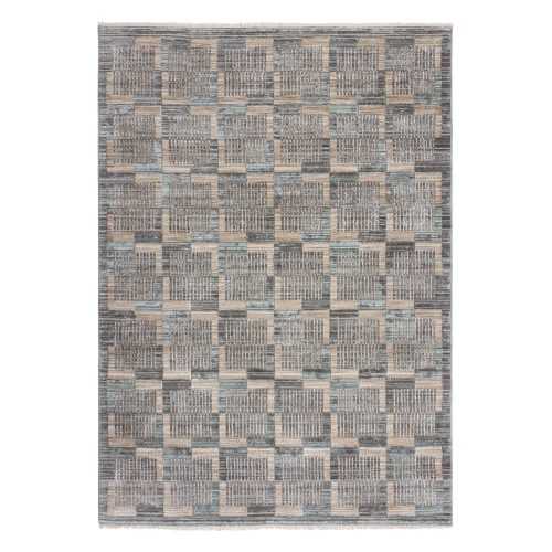 Szürke-bézs szőnyeg 120x170 cm Evelyn Blocks – Flair Rugs