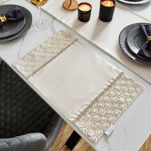 Textil tányéralátét szett 4 db-os 30x46 cm Deco Sequin – Catherine Lansfield