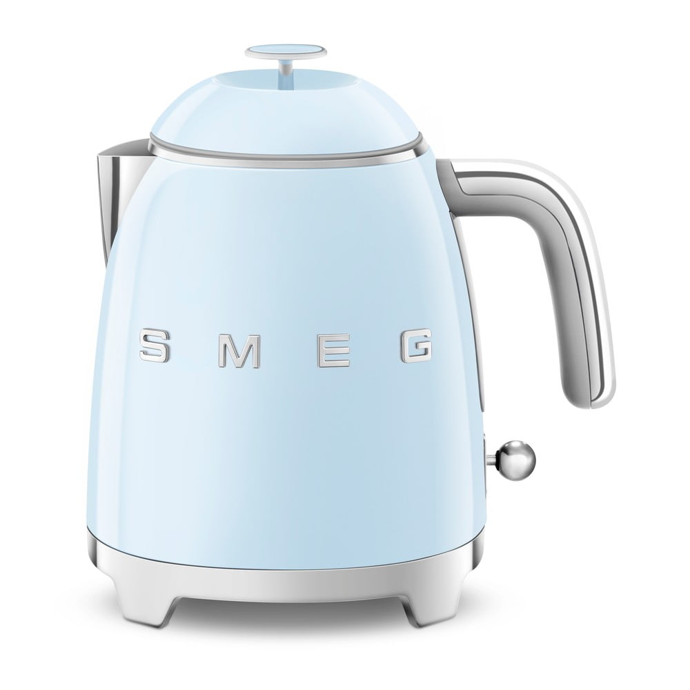 Világoskék rozsdamentes acél vízforraló 800 ml Retro Style – SMEG