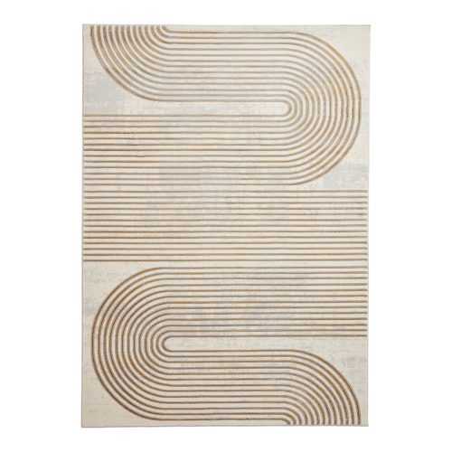 Világosszürke-aranyszínű szőnyeg 80x150 cm Apollo – Think Rugs