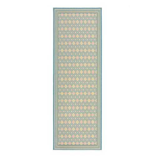 Világoszöld kültéri szőnyeg 80x230 cm Coast – Flair Rugs