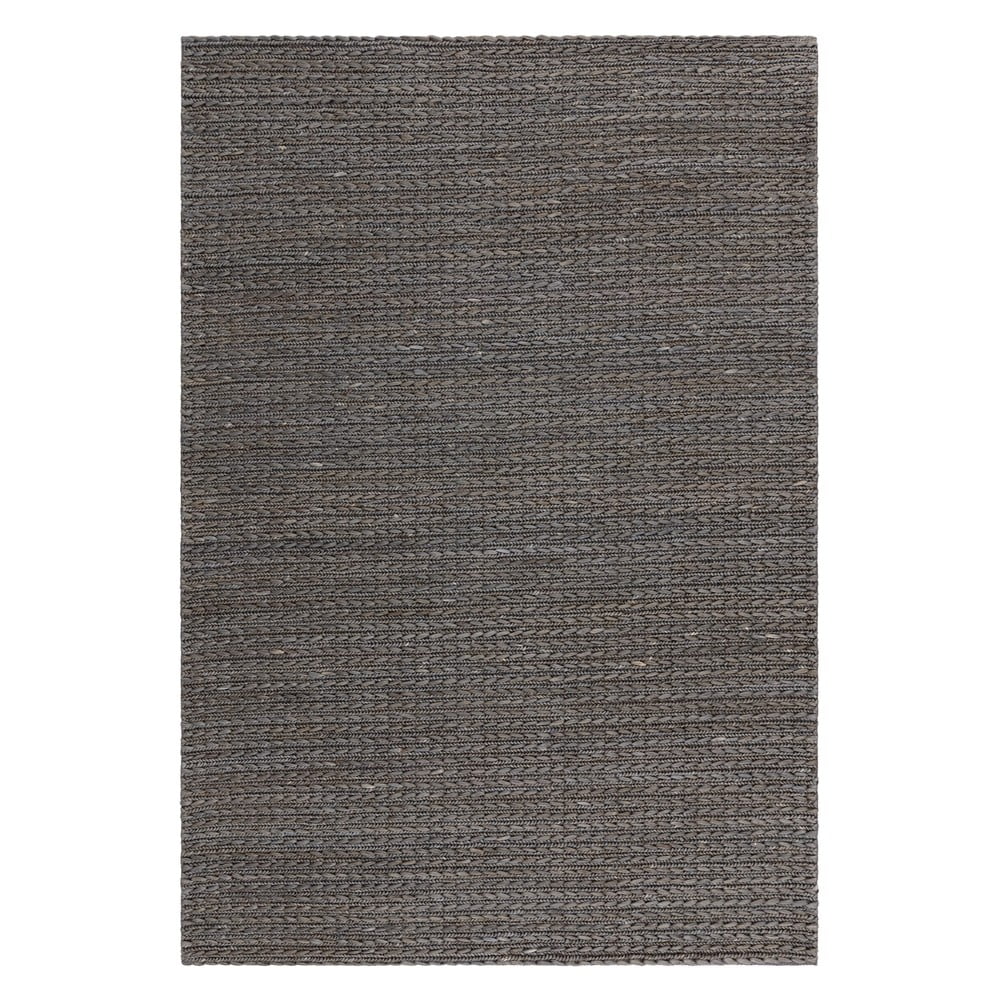 Antracitszürke kézi szövésű juta szőnyeg 200x290 cm Oakley – Asiatic Carpets