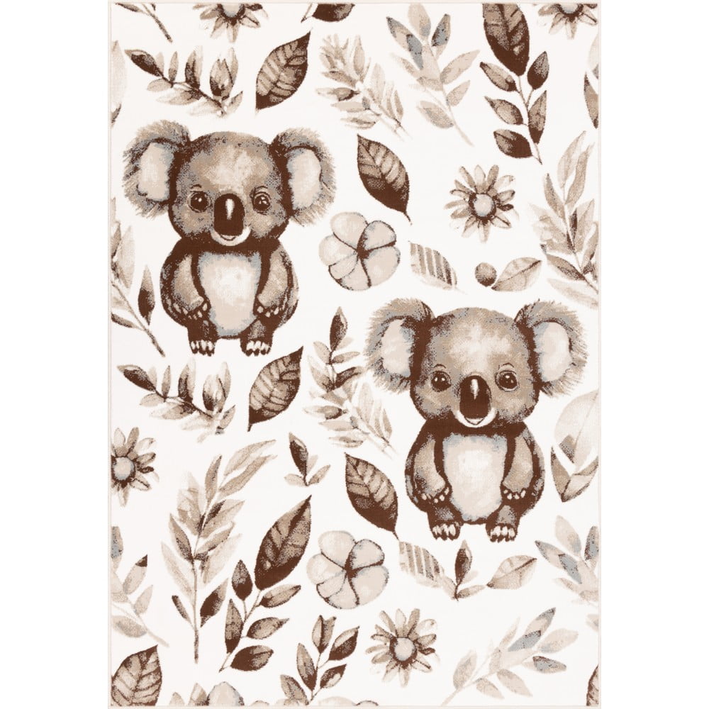 Bézs gyerek szőnyeg 133x190 cm Baby Koalas – FD