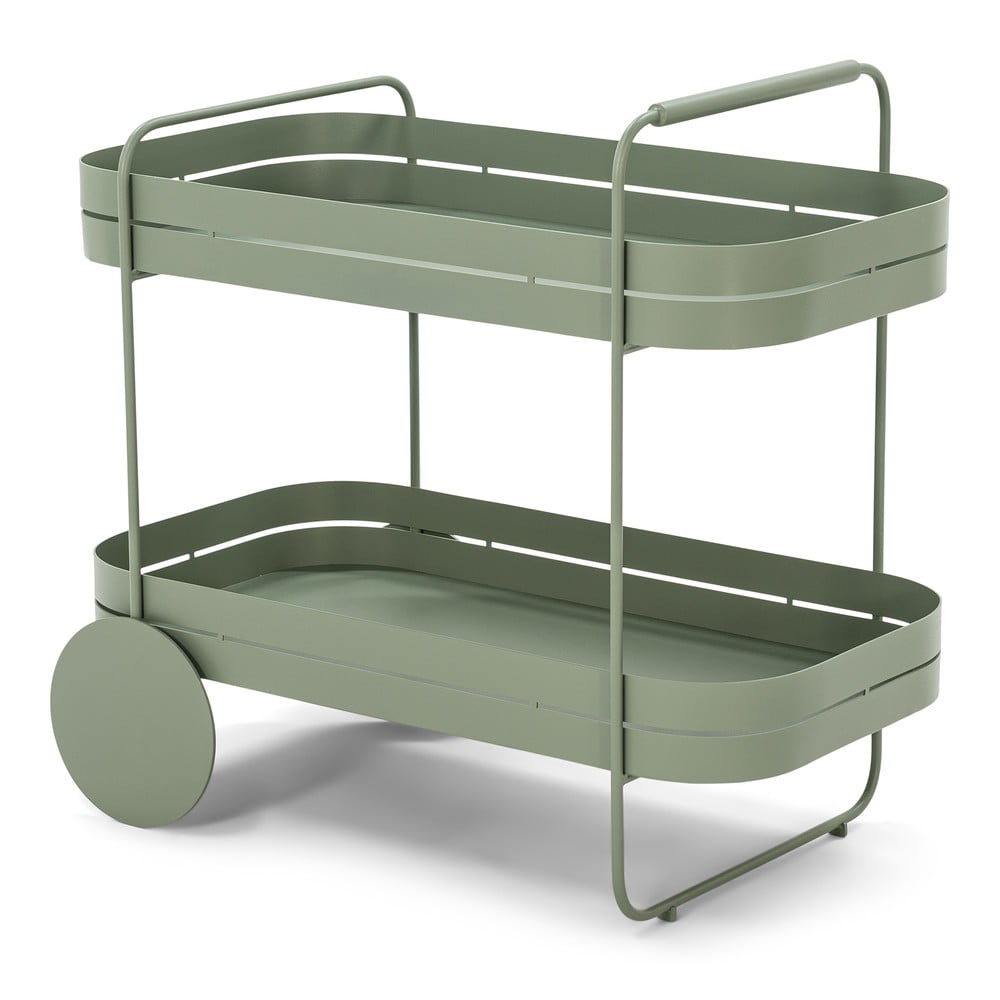 Fém zsúrkocsi 74x42 cm Gin & Trolley – Spinder Design