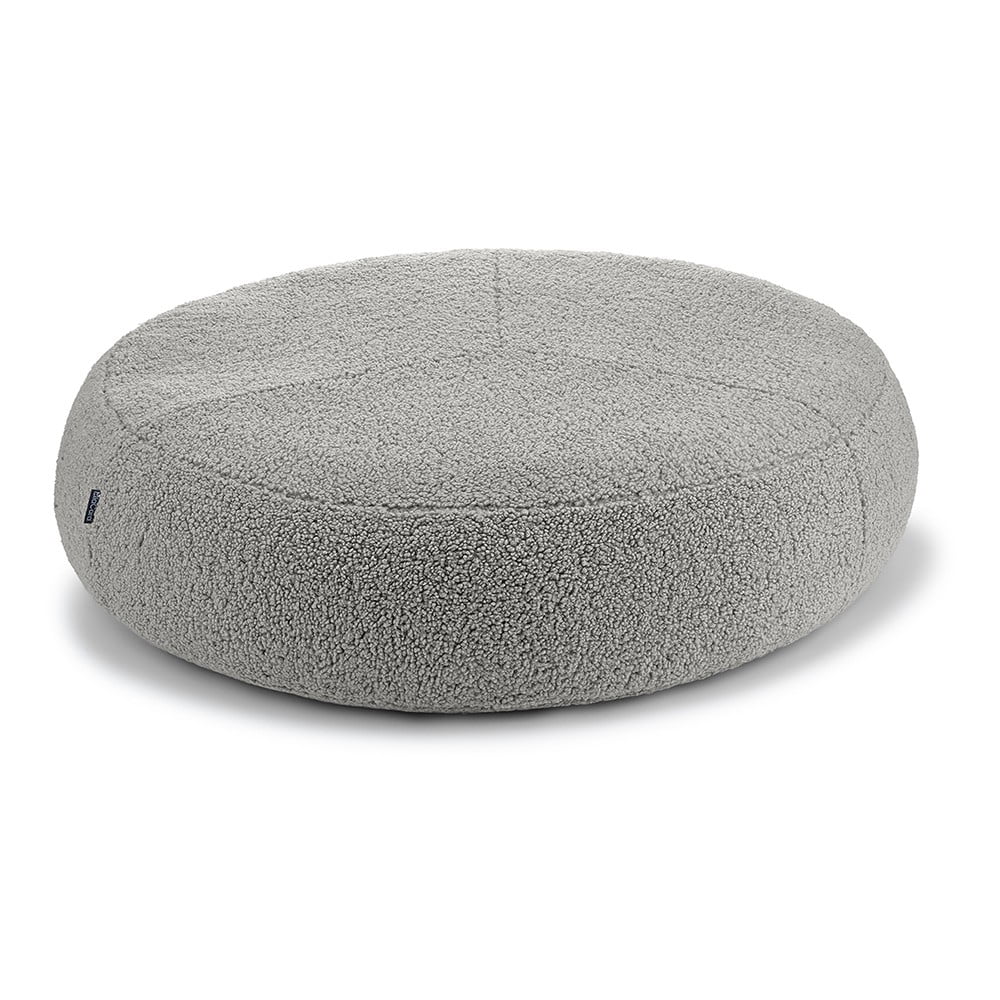 Szürke buklé fekhely kutyáknak ø 70 cm Senso Pouffe Pebble S/M – MiaCara