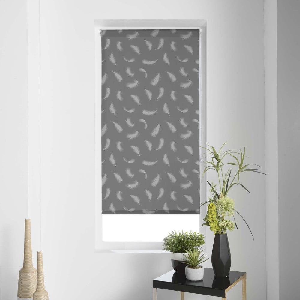 Szürke textil roló 60x90 cm Envolea – douceur d'intérieur