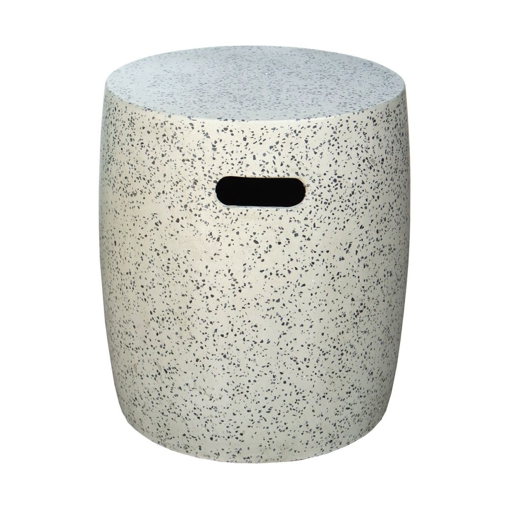 Terrazzo kerek kerti tárolóasztal ø 40 cm Terrazzo – LDK Garden