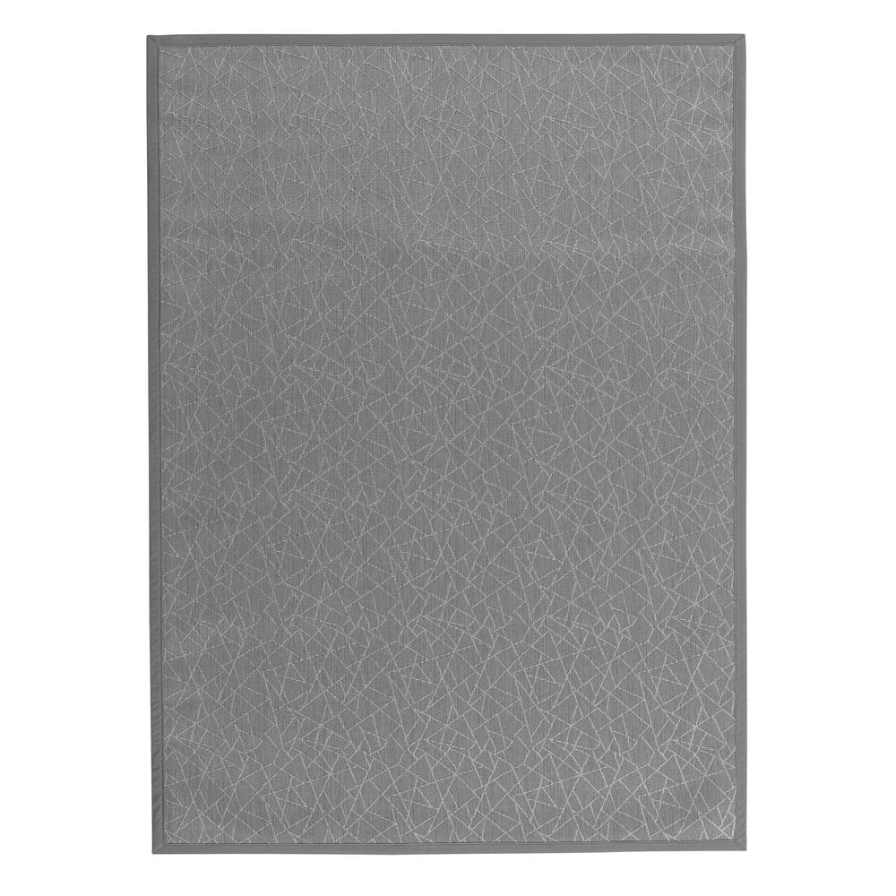 Világosszürke PVC szőnyeg 180x250 cm Geo Silver – Casa Selección