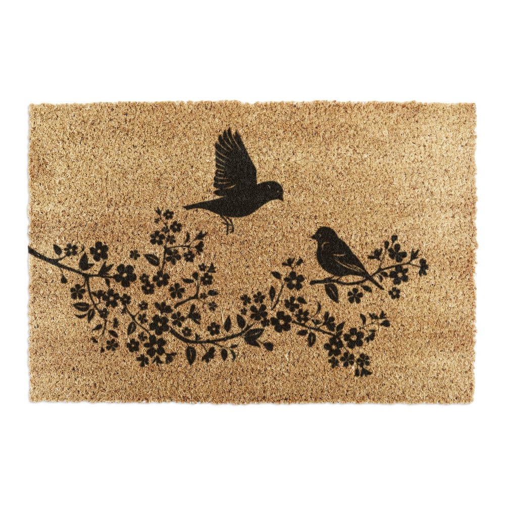 Kókuszrost lábtörlő 60x90 cm Birds On a Tree – Artsy Doormats