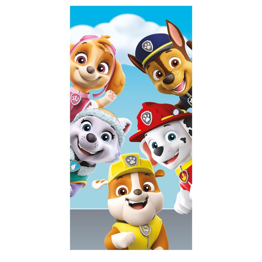 Pamut gyerek fürdőlepedő 70x140 cm Paw Patrol – Jerry Fabrics