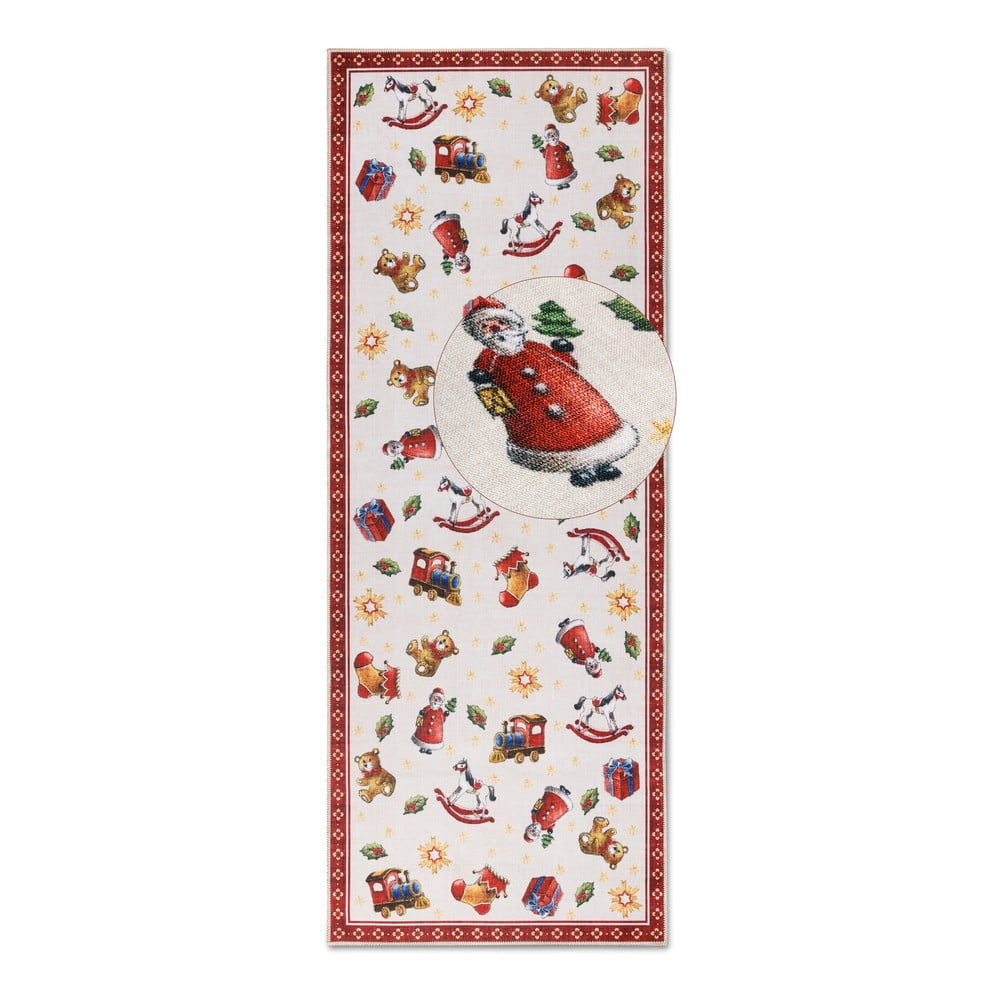 Piros futószőnyeg karácsonyi mintával 80x200 cm Red Christmas – Villeroy&Boch