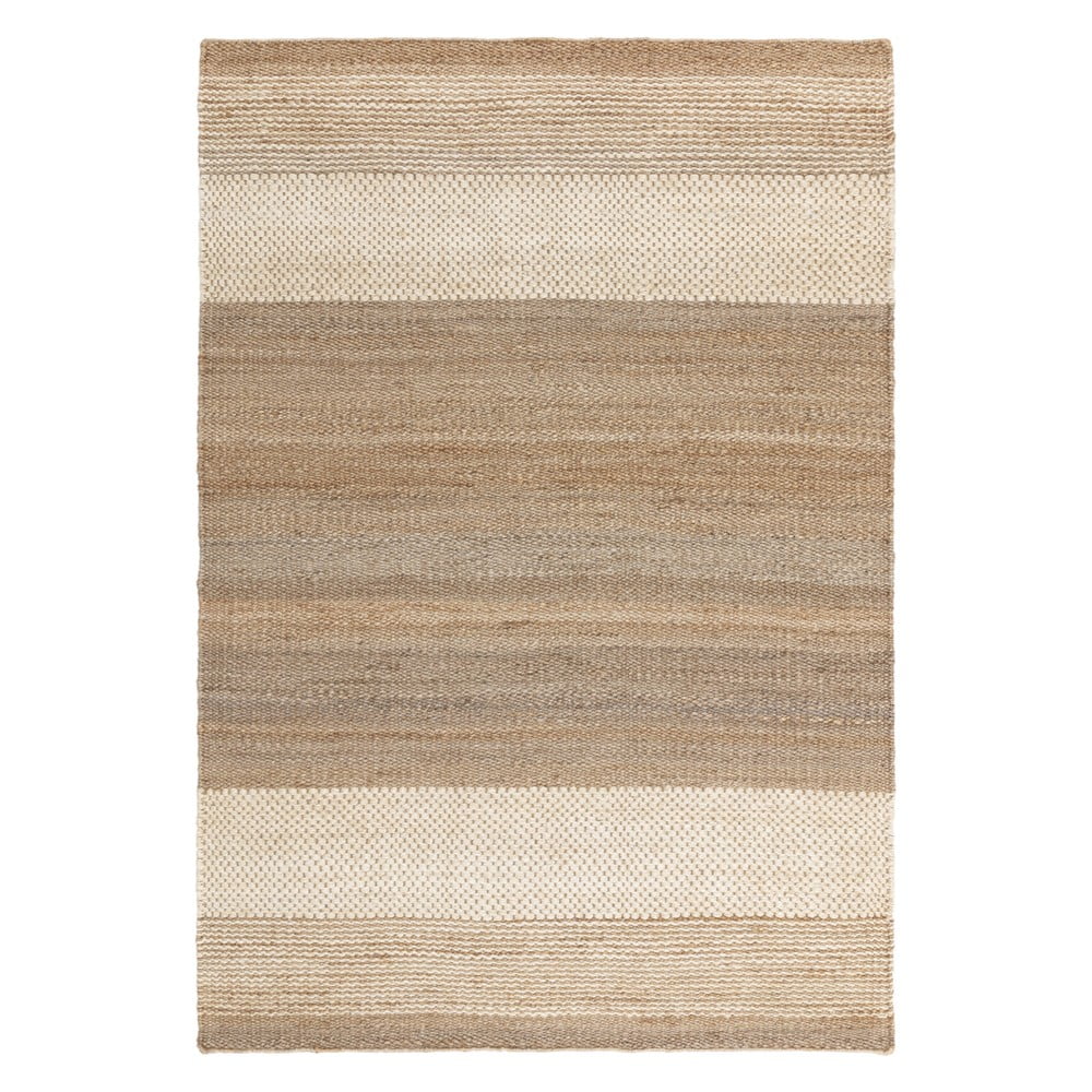 Fehér-bézs kétoldalas kézi szövésű juta szőnyeg 120x170 cm Cedar – Asiatic Carpets