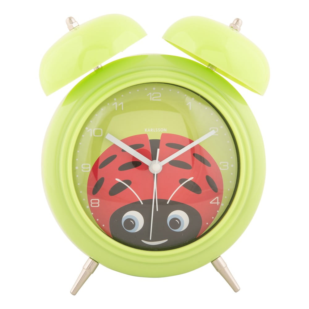 Gyerek ébresztőóra ø 15 cm Peekaboo Ladybug – Karlsson