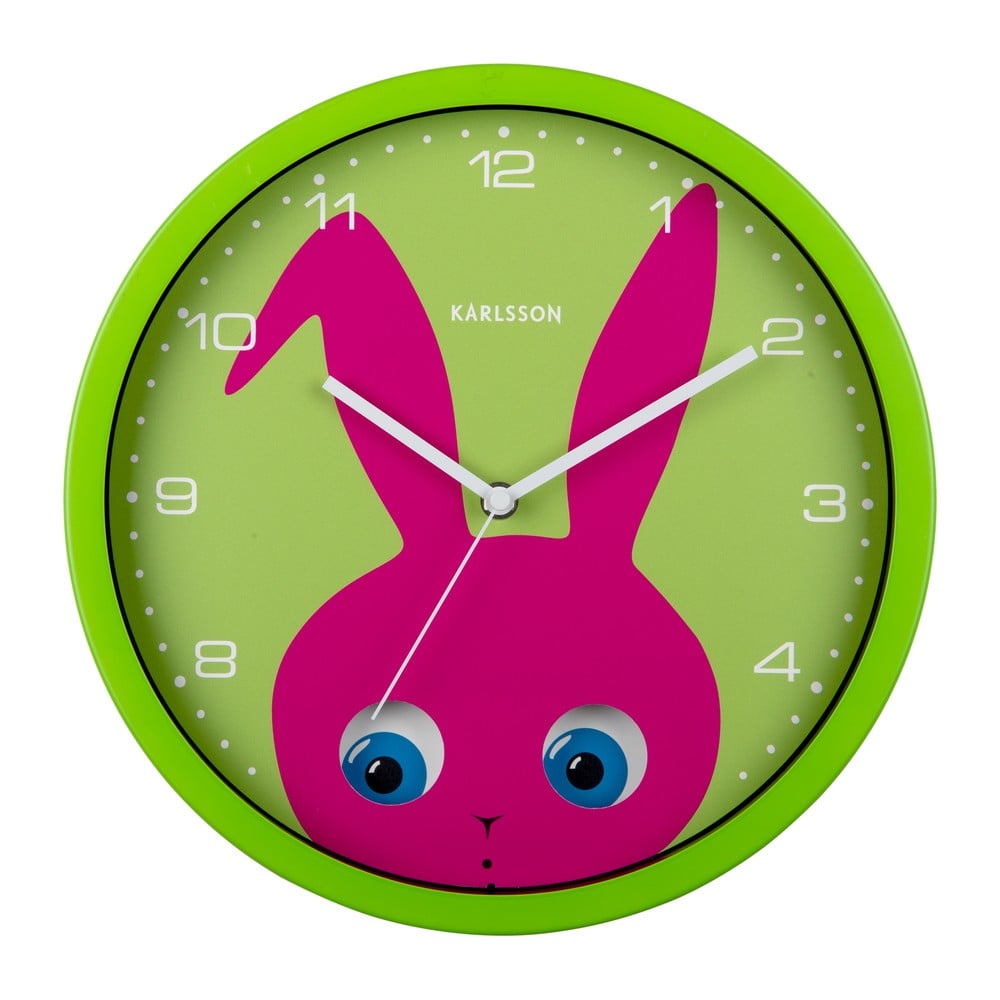 Gyerek óra ø 31 cm Peekaboo Bunny – Karlsson