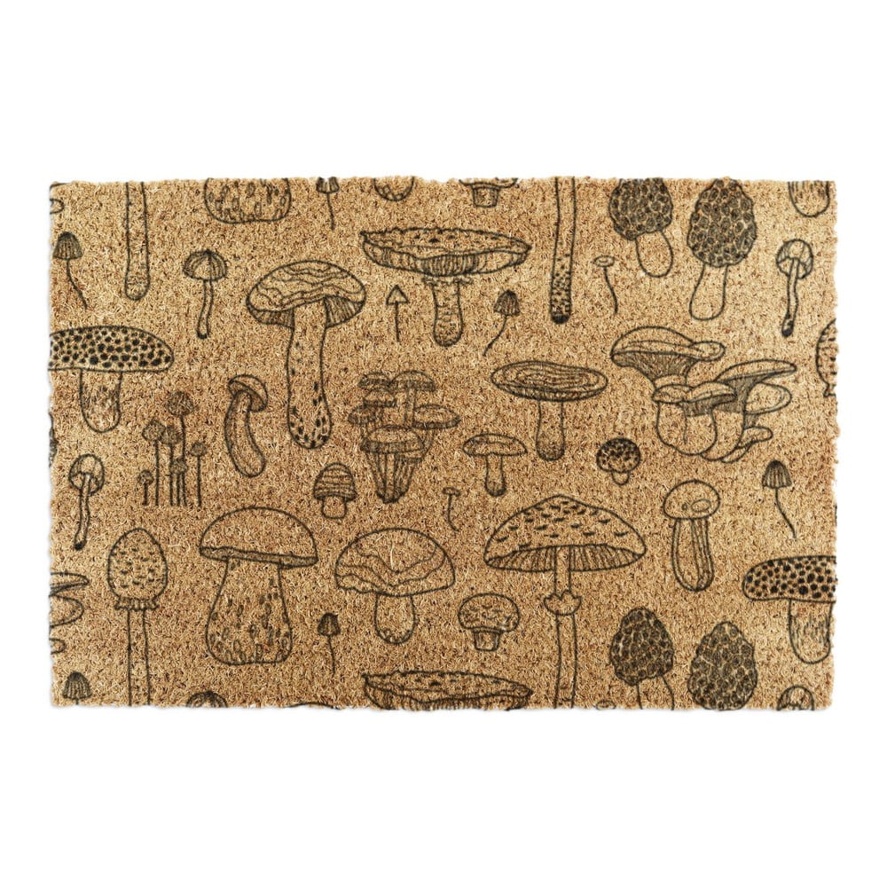 Kókuszrost lábtörlő 40x60 cm Mushrooms – Artsy Doormats