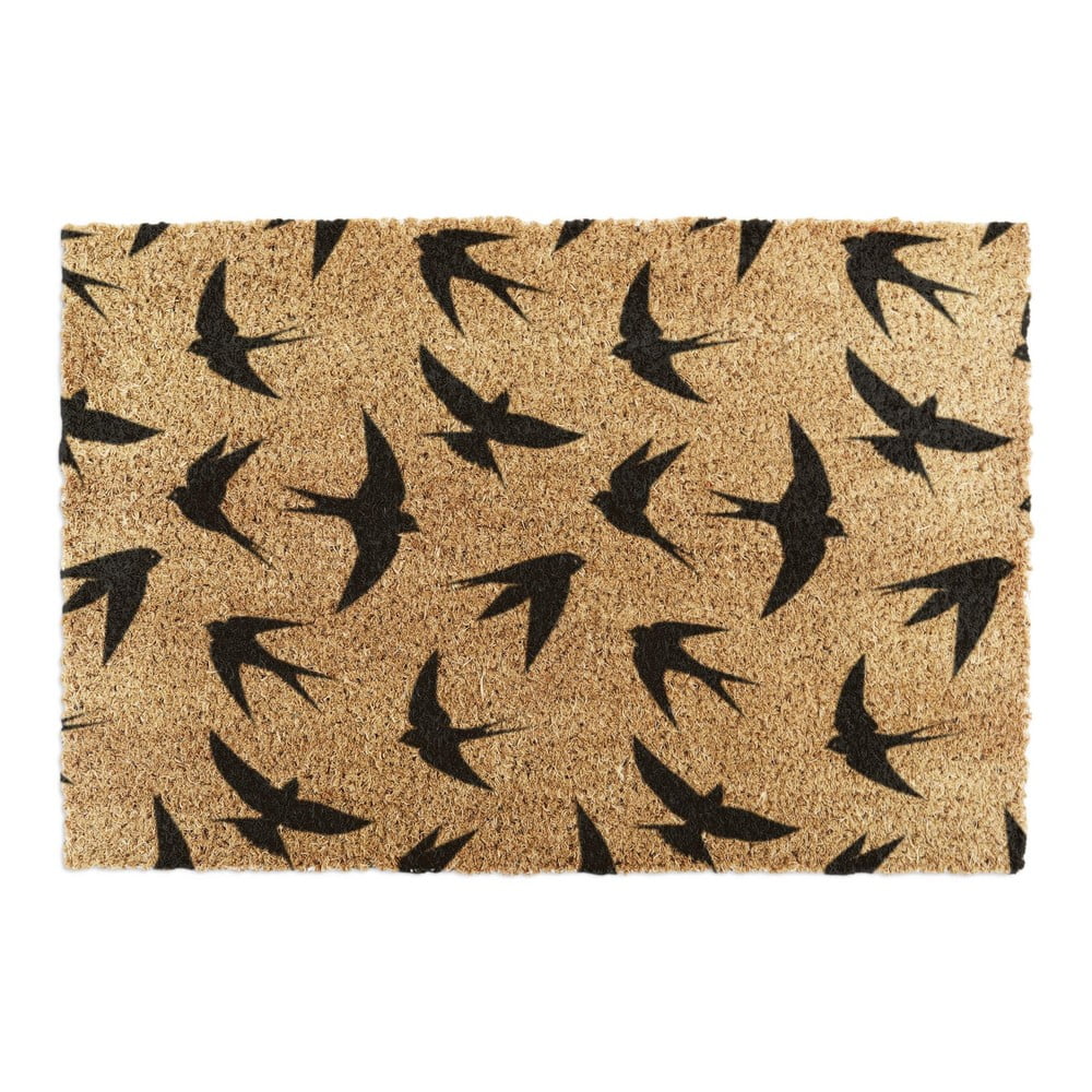 Kókuszrost lábtörlő 40x60 cm Swallows – Artsy Doormats