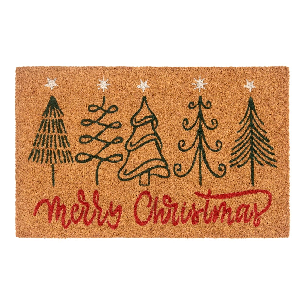 Kókuszrost lábtörlő karácsonyi mintával 40x70 cm Merry Christmas – Hanse Home