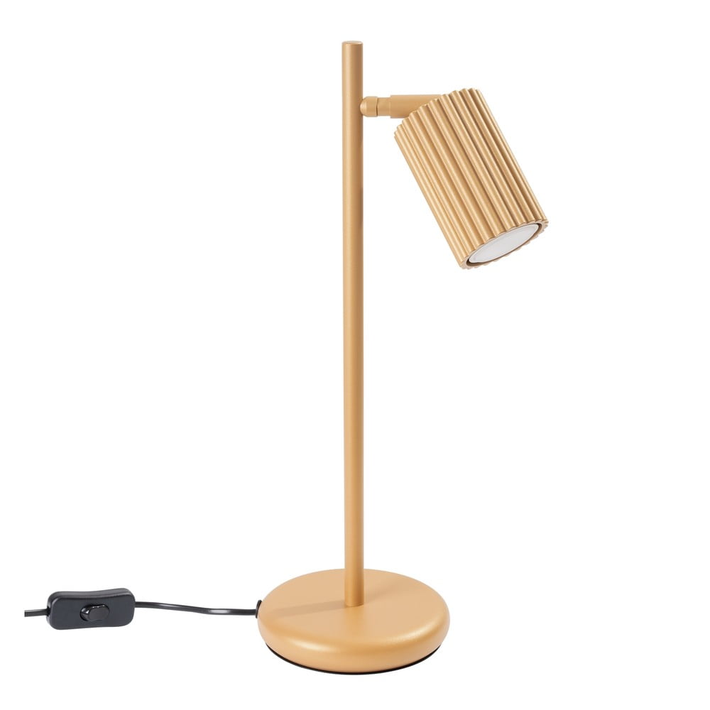 Aranyszínű asztali lámpa (magasság 43 cm) Gleam – Nice Lamps