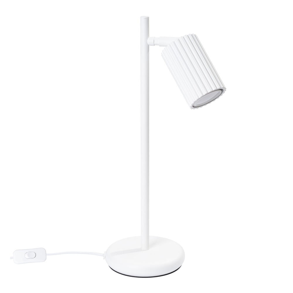 Fehér asztali lámpa (magasság 43 cm) Gleam – Nice Lamps