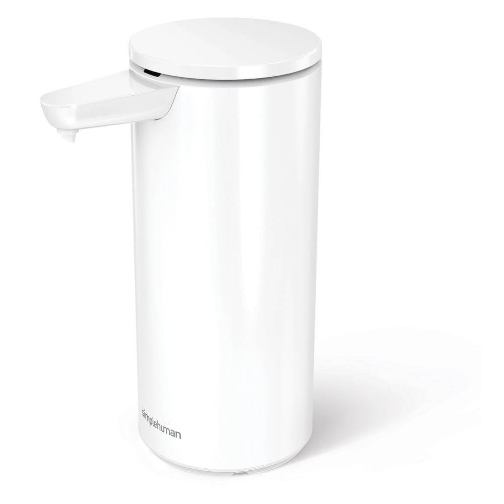 Fehér automata fém szappanadagoló 414 ml – simplehuman