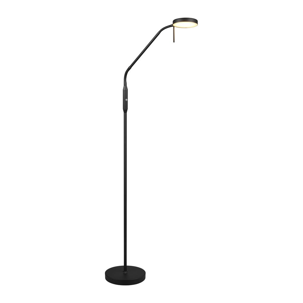 Fekete LED állólámpa (magasság 160 cm) Moreno – Trio