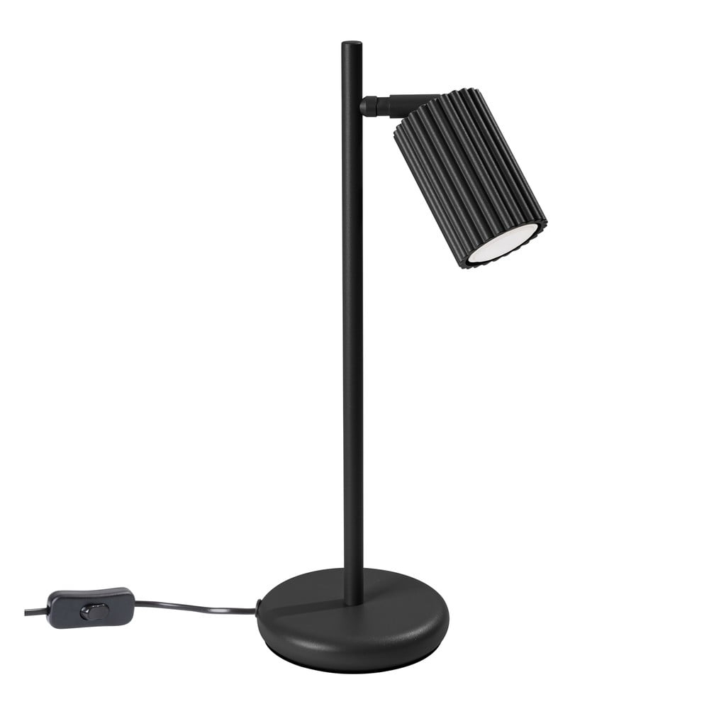 Fekete asztali lámpa (magasság 43 cm) Gleam – Nice Lamps