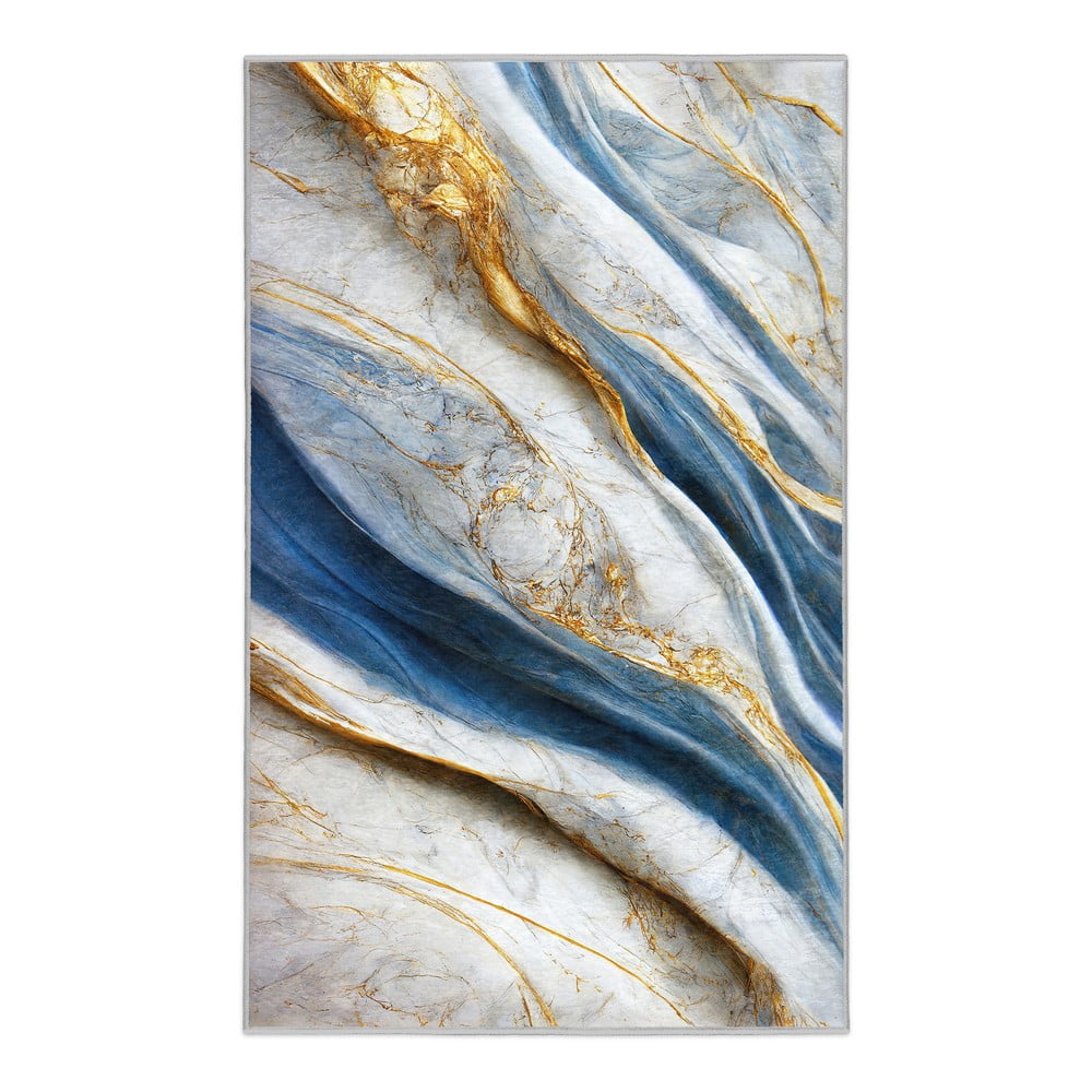 Kék mosható szőnyeg 160x230 cm Golden Spill – Mila Home