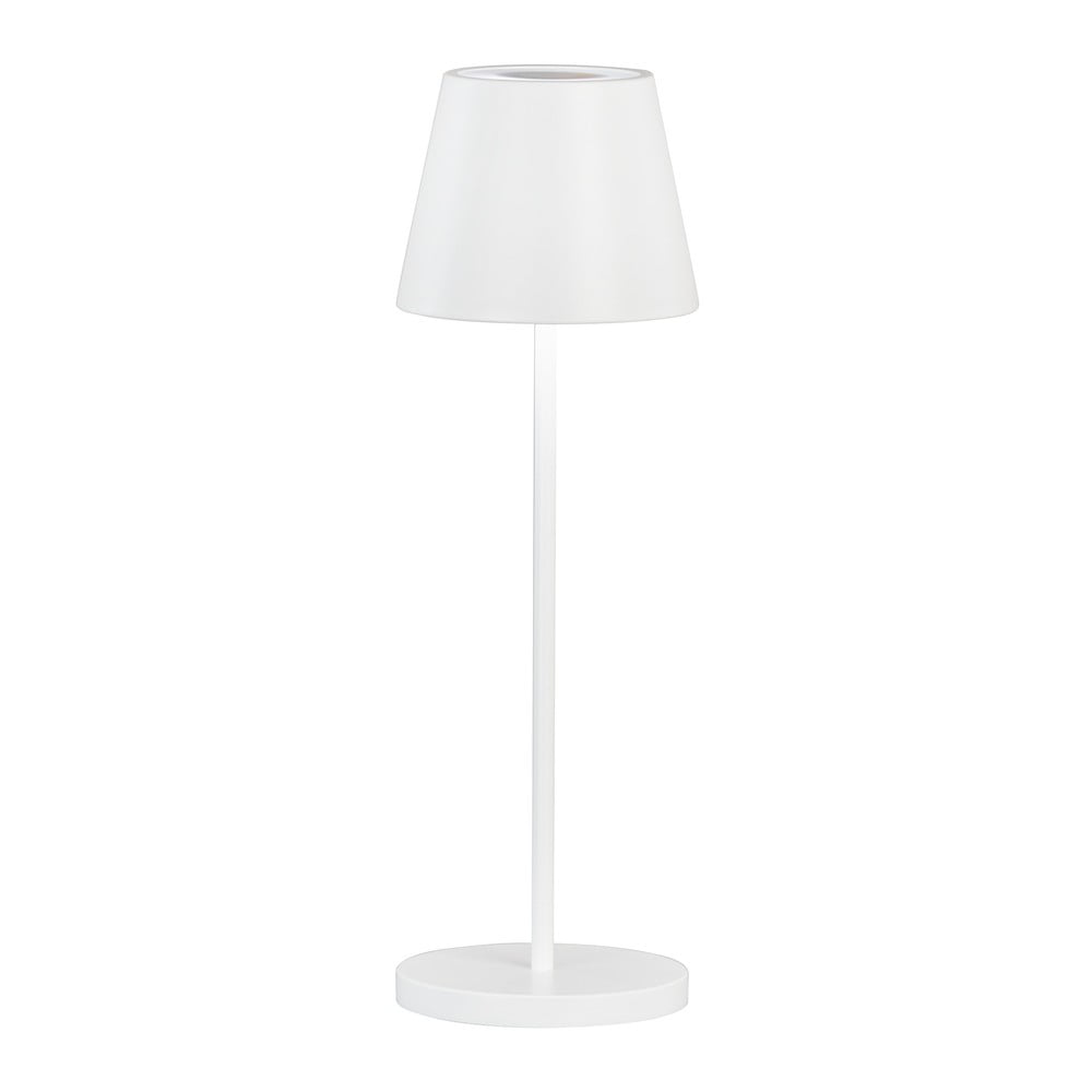 Fehér LED dimmelhető asztali lámpa fém búrával (magasság 34 cm) Cosenza 2.0 – Fischer & Honsel