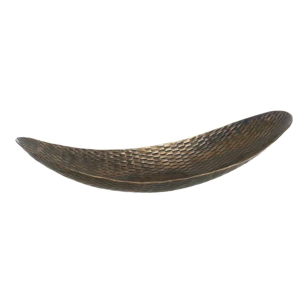 Fém dekoratív tálca 48x16 cm Bronze – Ixia