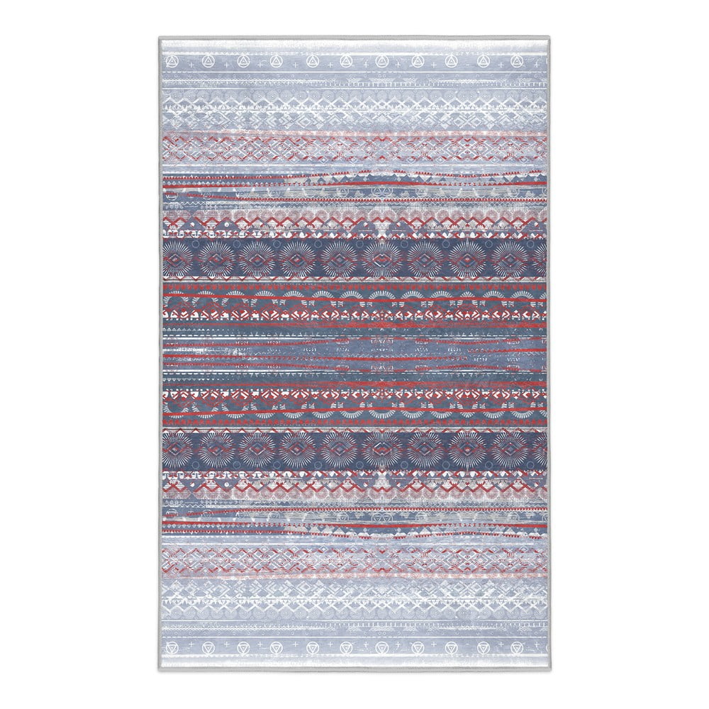 Lila-szürke mosható szőnyeg 120x180 cm Vintage Stripe – Mila Home