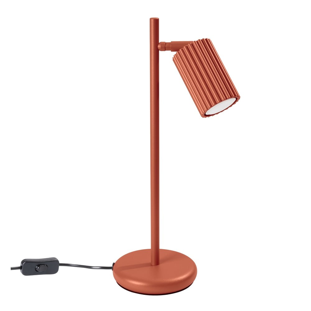 Téglavörös asztali lámpa (magasság 43 cm) Gleam – Nice Lamps